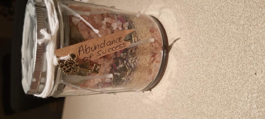 A blend of herbs, crystals, and intentions